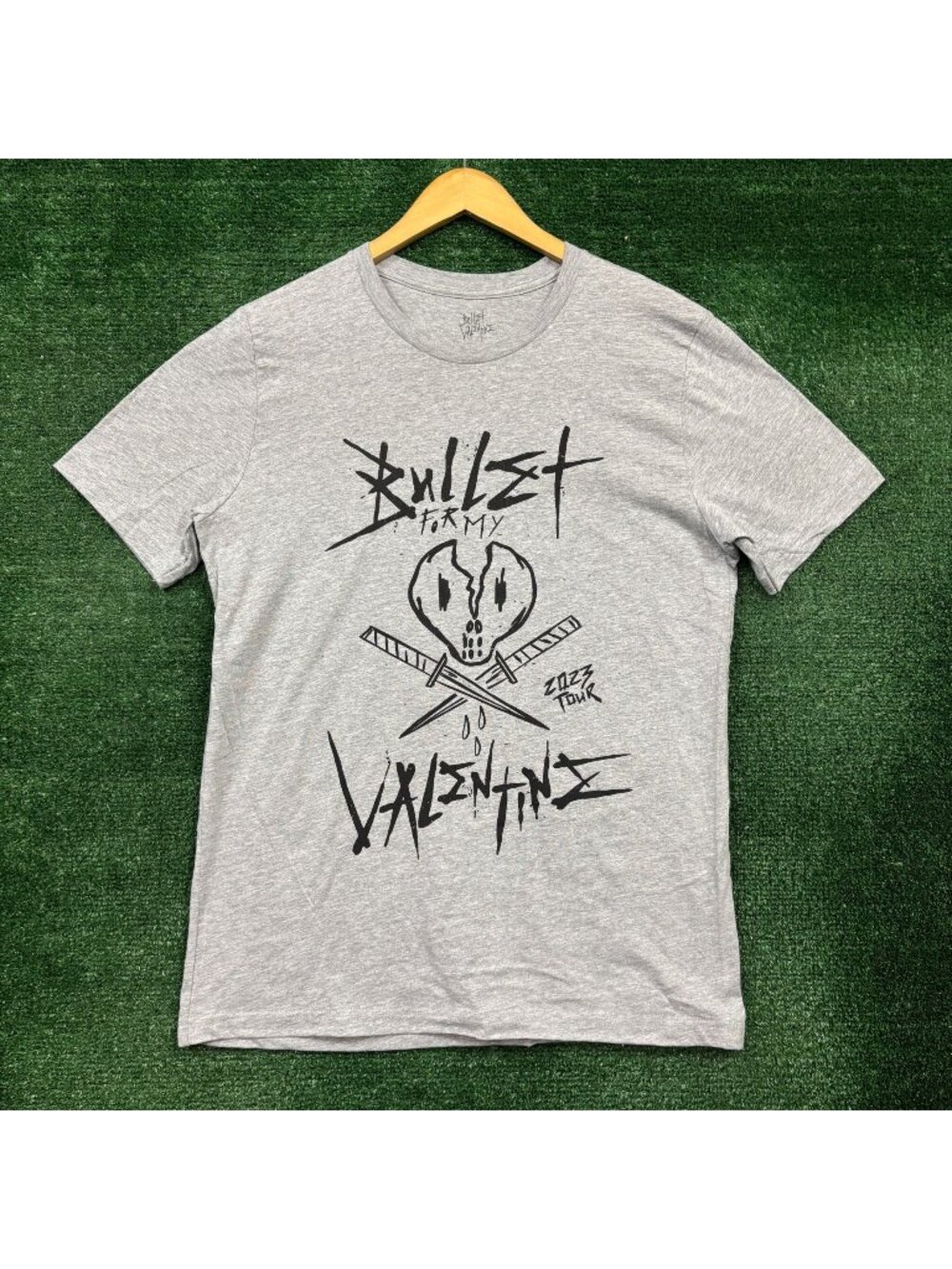 Bullet For My Valentine North American Concert Tour 2023 Gray T-Shirt Size Large